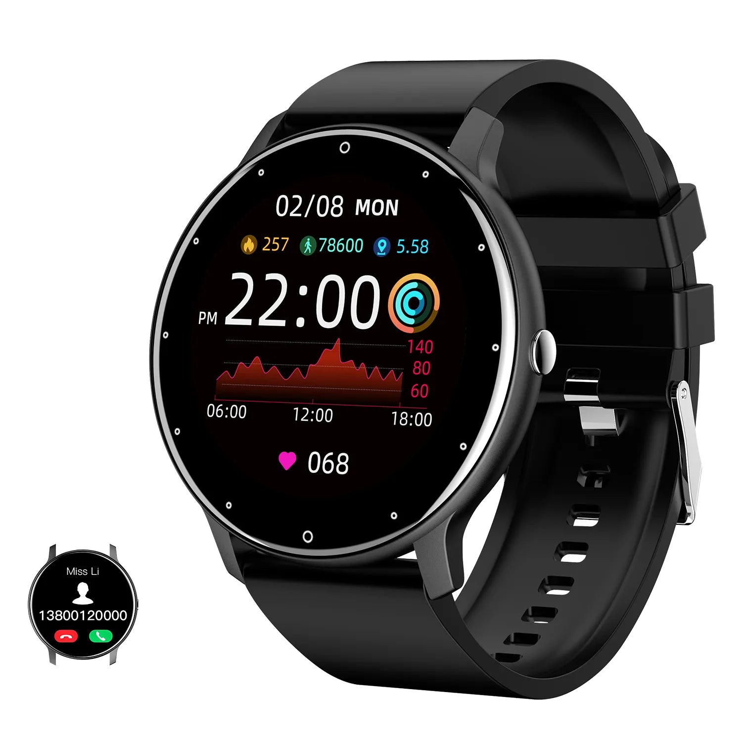 Sport Smart Watch | Round Smart Watch | ElectoWatch