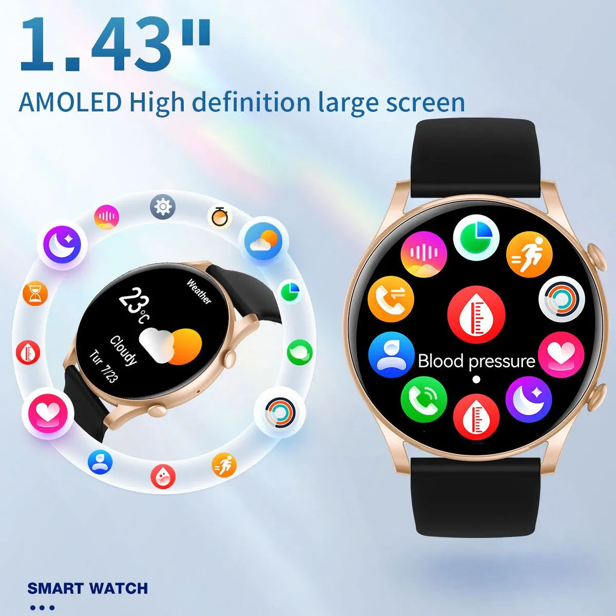 Heart Rate Monitor Watch | Smart Fitness Watch | ElectoWatch